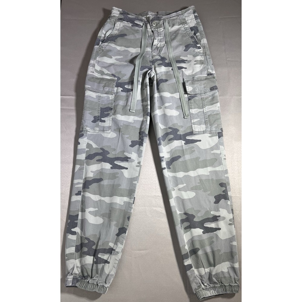 American Eagle Camo Cargo Jogger Pants Women 4 Stretch